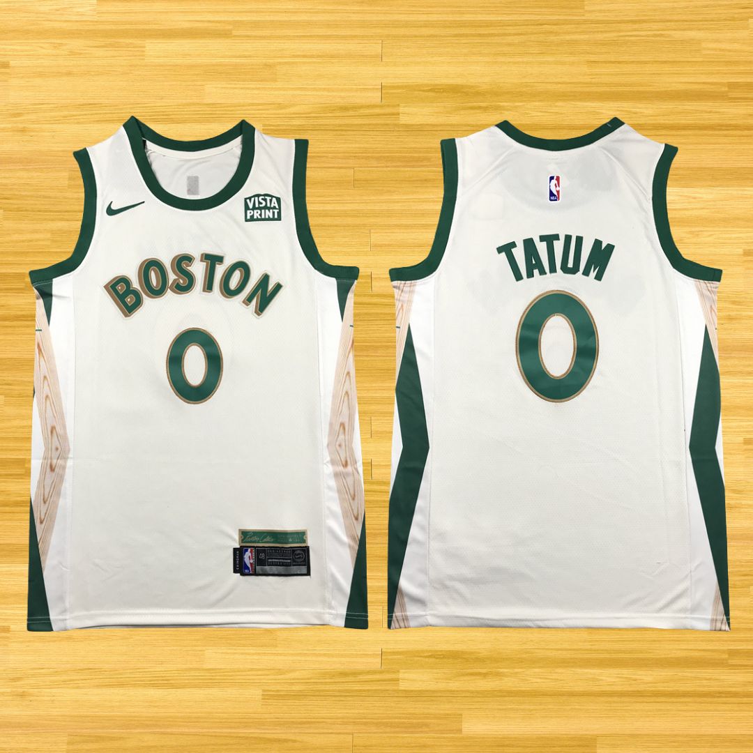 Celtics - Jayson Tatum - 2024 Finals Jersey - White