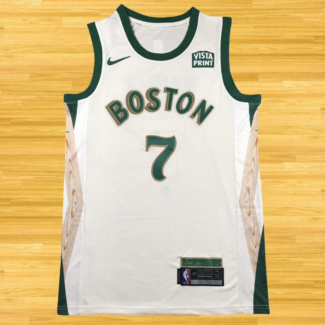 Celtics - Jaylen Brown - 2024 Finals Jersey - White