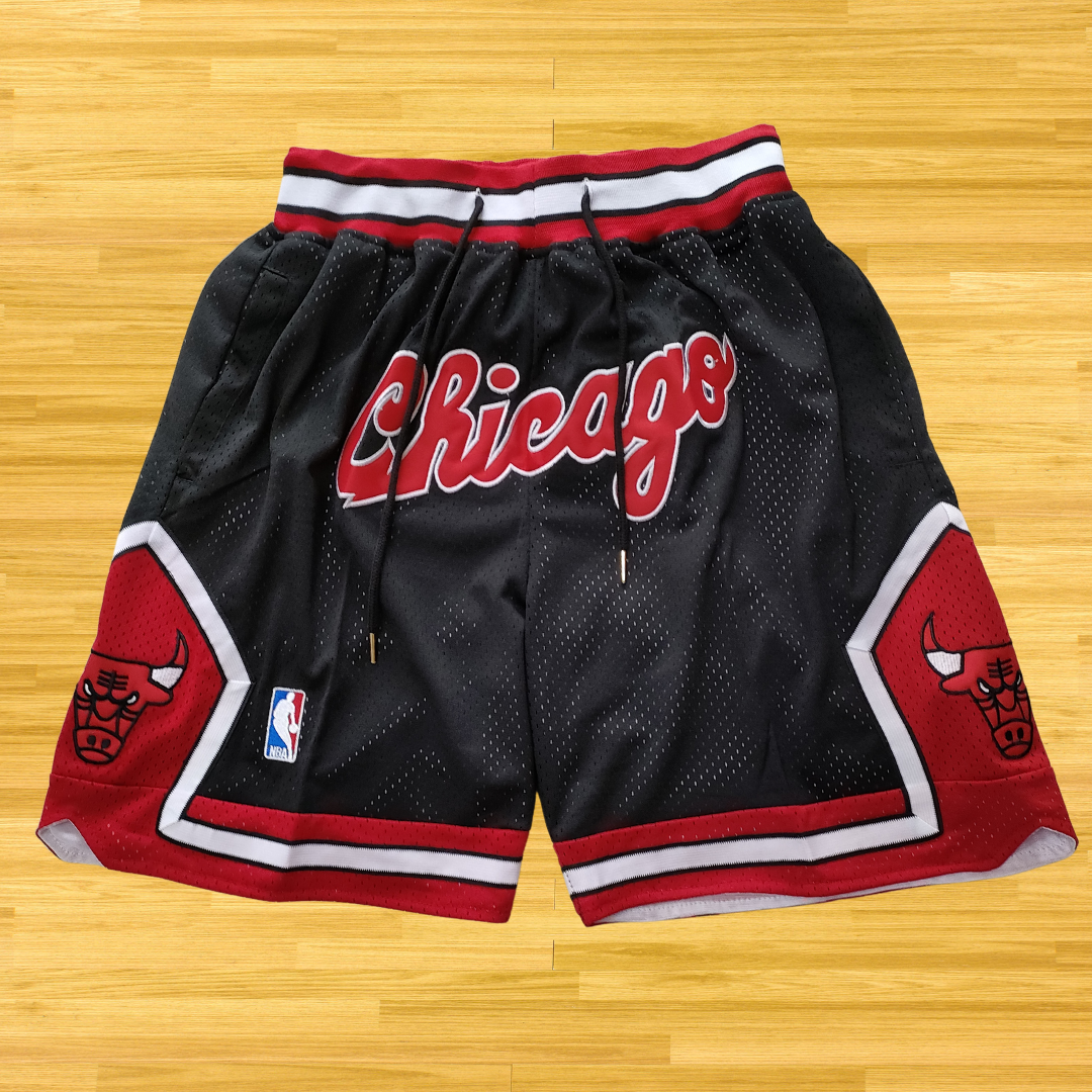 Chicago - Retro Shorts - Black