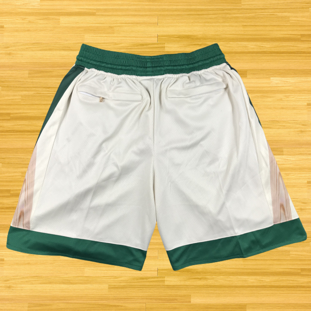 Celtics - Retro Shorts - White Boston