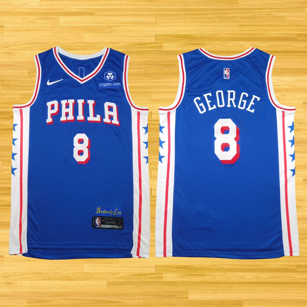 76ers - Paul George  - 24/25 Jersey - Blue