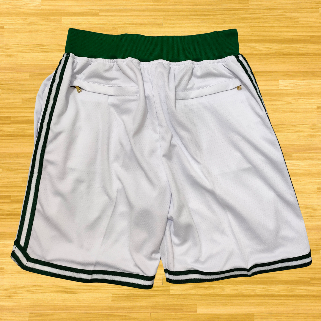 Celtics - Retro Shorts - White