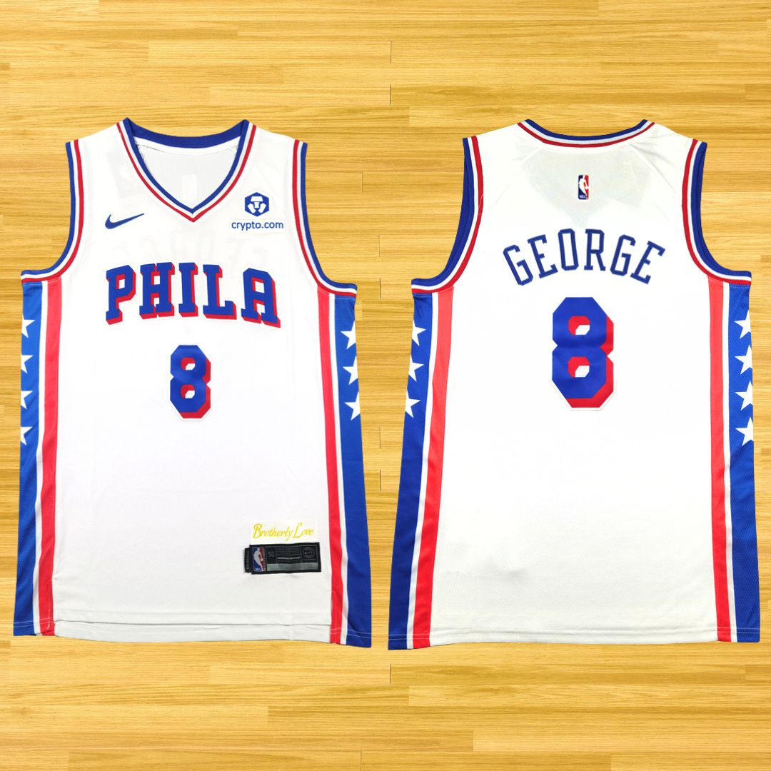 76ers - Paul George  - 24/25 Jersey - White