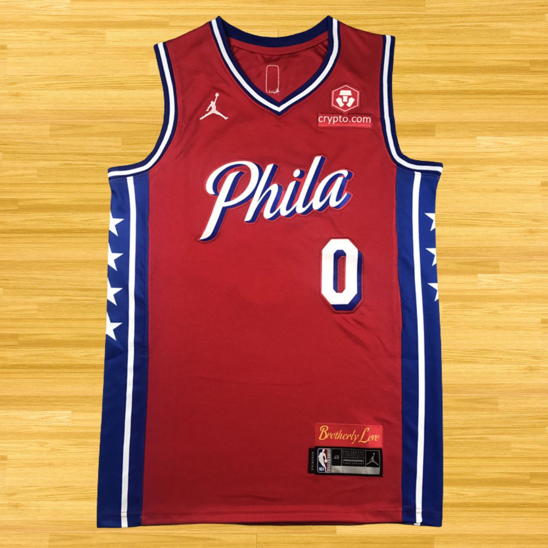 76ers - Tyrese Maxey - 24/25 Jersey - Red