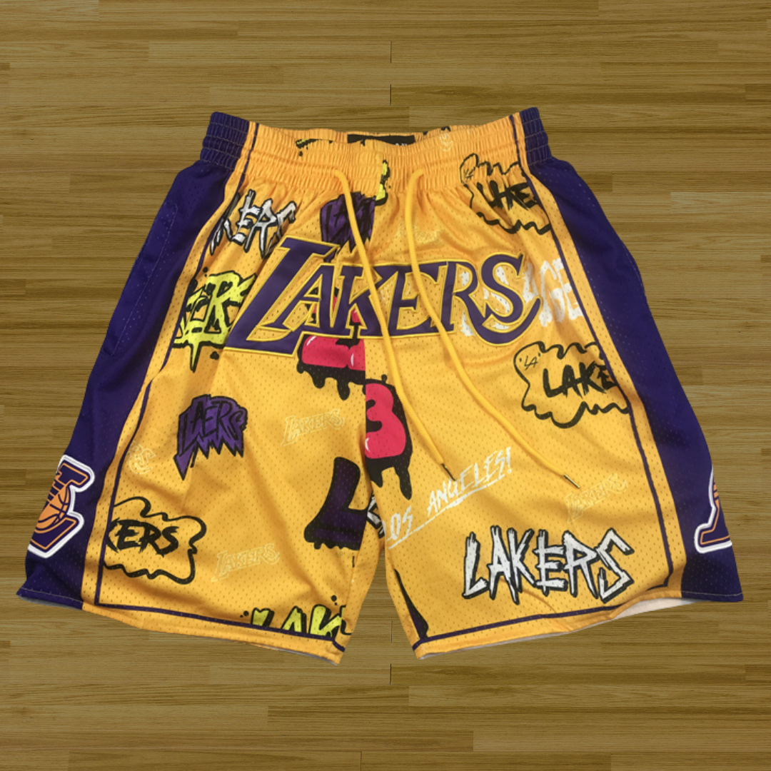 Lakers - Retro Shorts - Cartoon