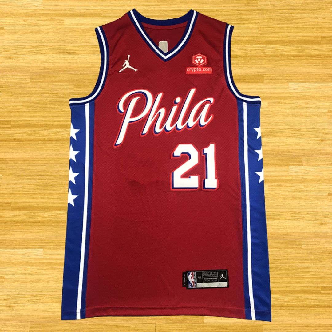 76ers - Joel Embiid - 24/25 Jersey - Red