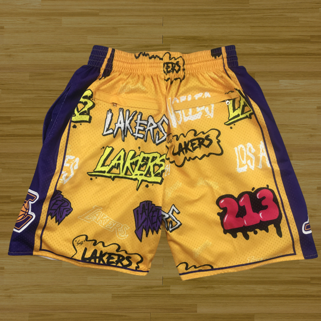 Lakers - Retro Shorts - Cartoon