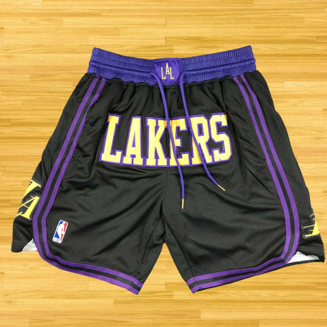 Lakers - Retro Shorts - Black